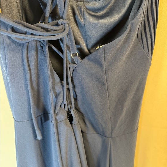 Lulus Elegant Navy Blue Evening Gown M - Picture 11 of 11